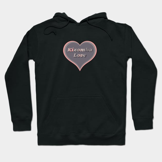 Kizomba dance Love Heart Hoodie by Bailamor